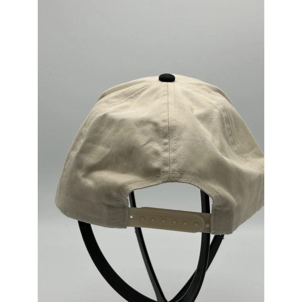 Yeehaw Cocktail Club‎ Baseball Cap Snapback hat Crème Beige Black